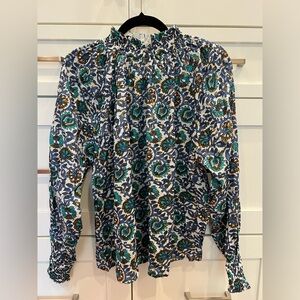 NWT Oliphant high neck blouse Sz. S